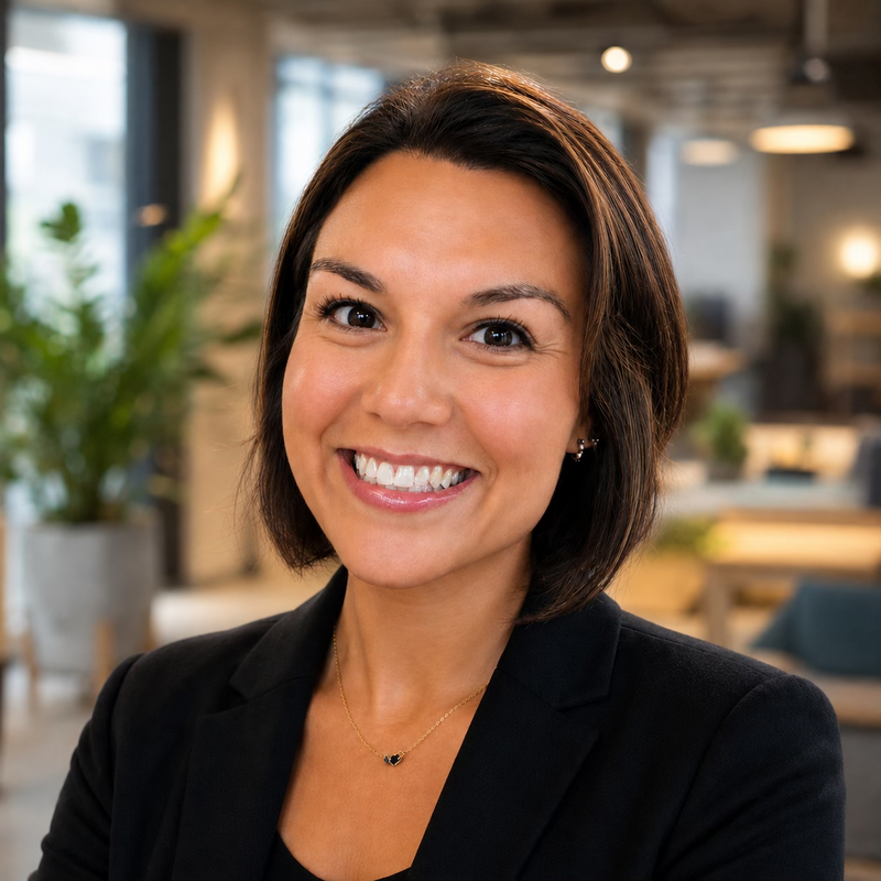 Portrait of Christina, co-founder of Sorin